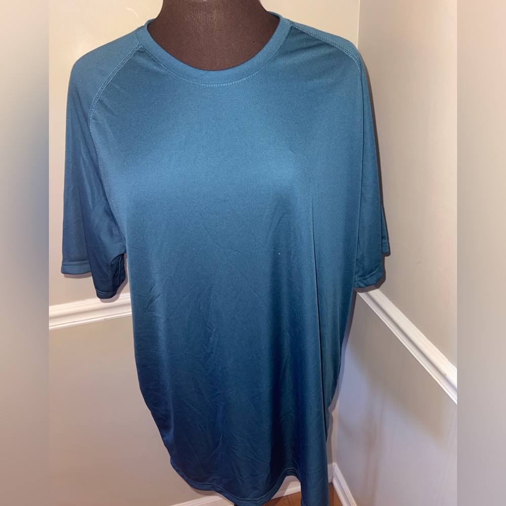 Old Navy Active Men’s Athletic Shirt Teal‎ Sz XL